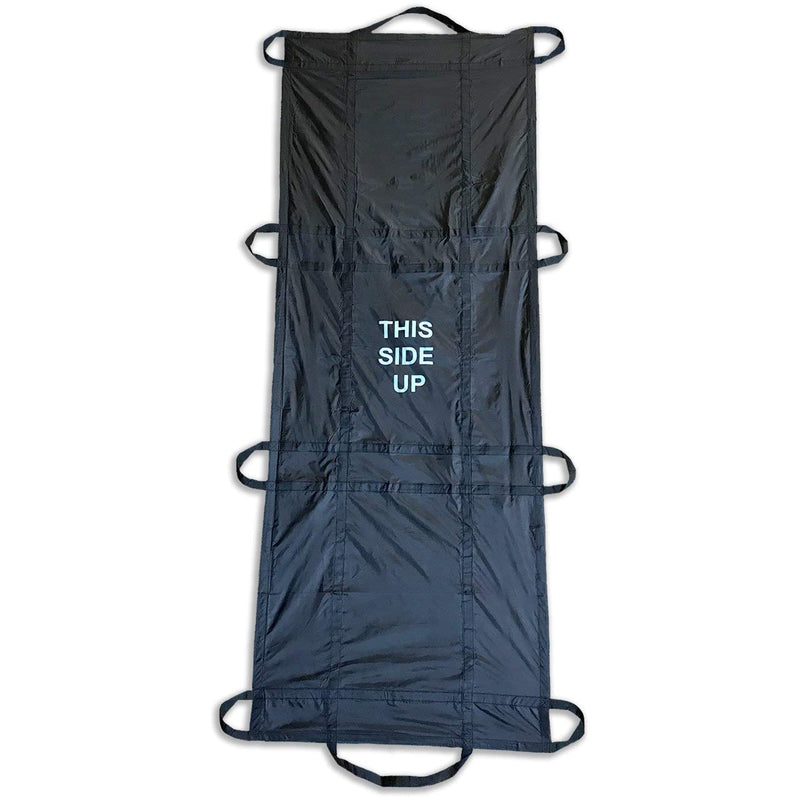 [Australia - AusPower] - Rescue Essentials Quiklitter Lite, Black Nylon Handles, Nylon Fabric, 750 Lb Rated for Patient Transport and casualty Evacuation, Vacuum Sealed for Small Cube Space 