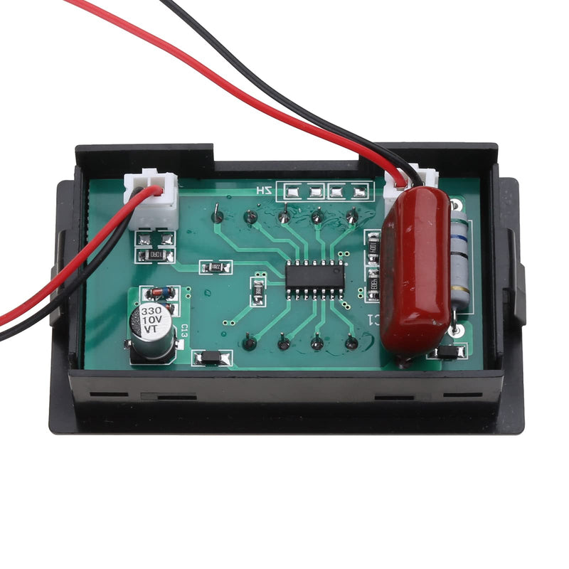 [Australia - AusPower] - Volts Amp Meter, 500V 100A Digital Voltmeter Ammeter Panel,LED 2in1 Multimeter, 2-Wire Voltage Amperages Tester Gauges, 4*1.6*6.3cm, As shown in the picture 