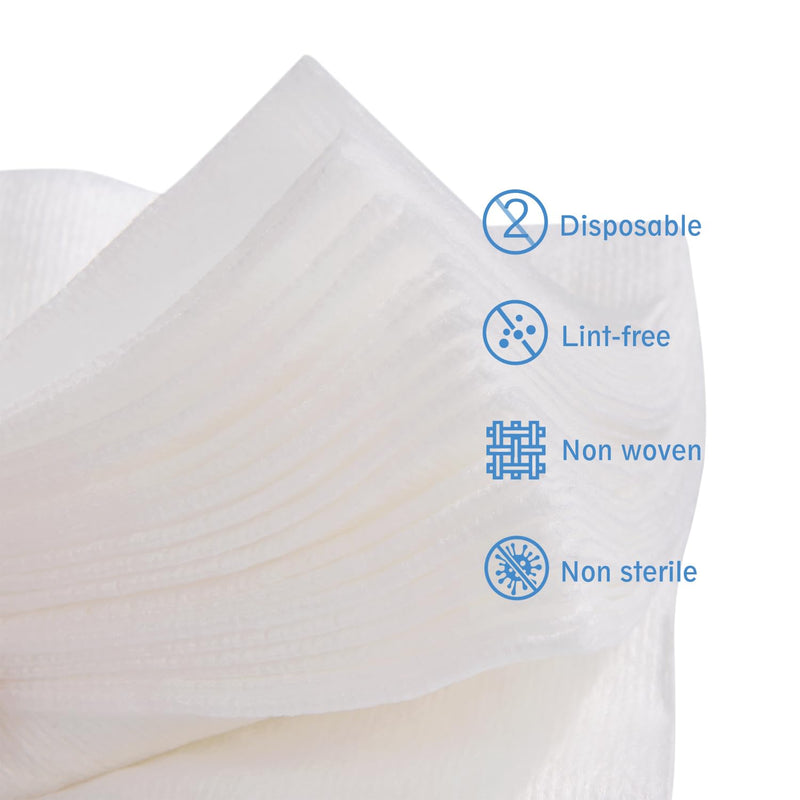 [Australia - AusPower] - 200 Gauze Pads, Highly Absorbent Non-Woven Gauze Sponges 4-Ply, 2x2 Inch All-Purpose Non-Sterile Gauze Pads, Dental Gauze Wound Care Product 1 Pack of 200 2"x2"(Pack of 200) 