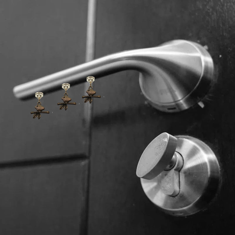 [Australia - AusPower] - Brass Hinge Head Home Decoration Chicken,Magnetic Hinge Dropper Hanging,Magnetic Hinge Head Toppers,Door Hinge Pin Topper (Brass) Brass 