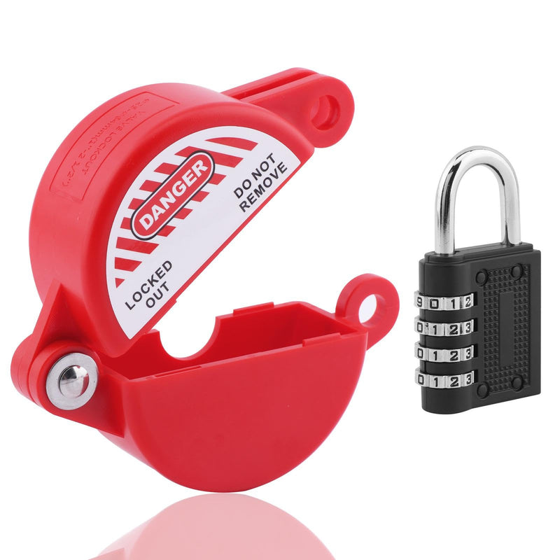 [Australia - AusPower] - Water Spigot Lock, Outdoor Faucet Lock, Applied to 1 to 2-1/2 Faucet/Water Spigot/Gate Valve/Propane Tank Valve Handles 