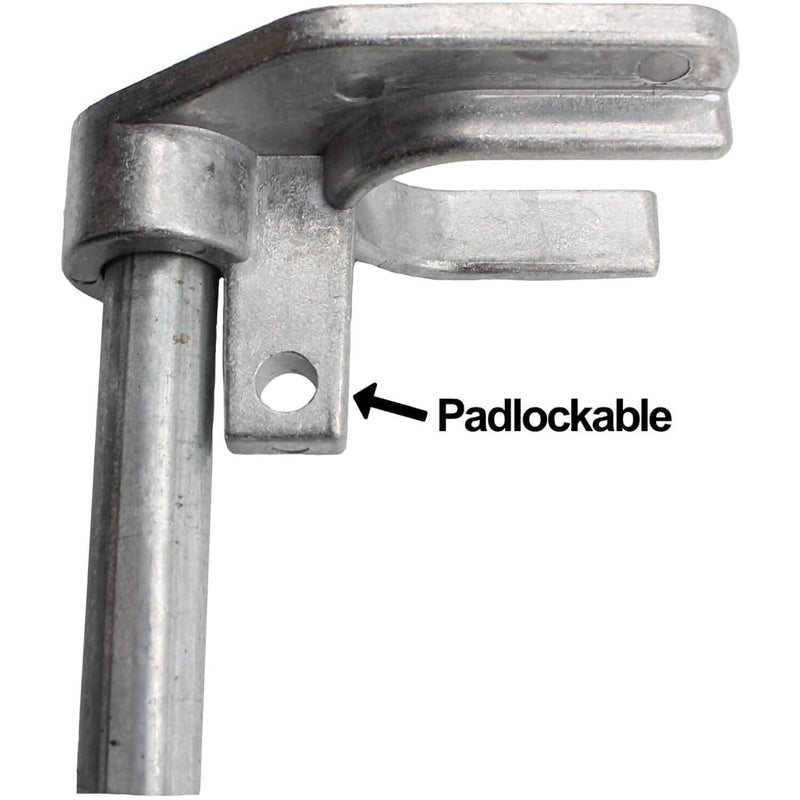 Jake Sales CHAIN LINK DROP ROD/PIN LATCH for 1-3/8" Frame Double Gate - Chain Link Fence. 36" Long.