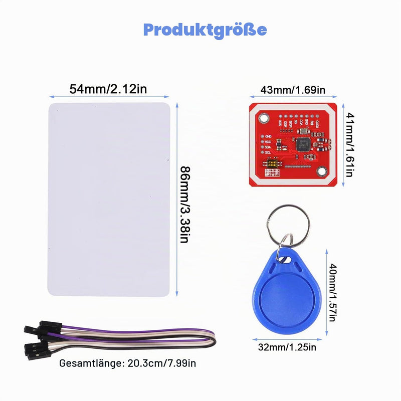 PN532 NFC NXP RFID Module V3 Kit, I2C Connectivity for Arduino, Raspberry Pi, Android Phone