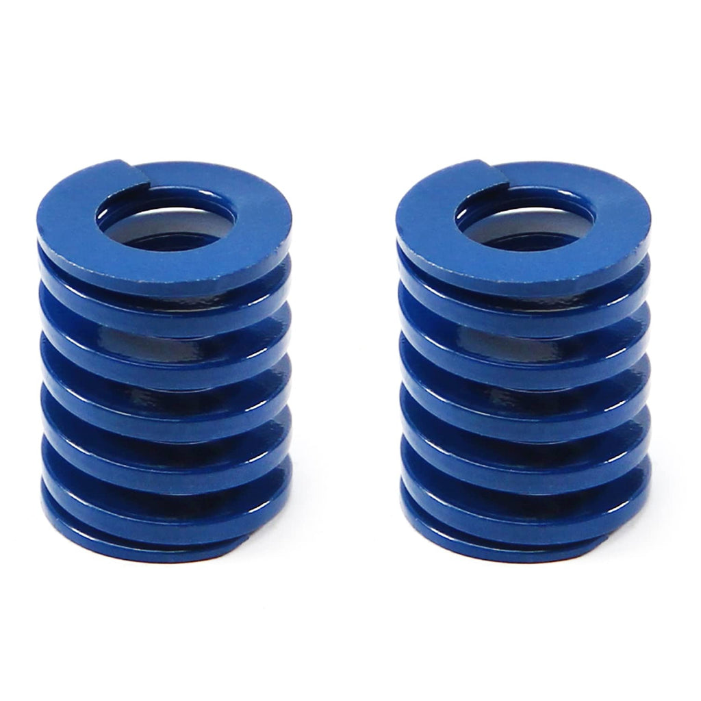 Heyiarbeit 20mm OD 10mm ID 25mm Long Spring Steel Spiral Stamping Light Load Compression Mould Die Spring for 3D Printer Blue 2Pcs TL-20-10-25 2