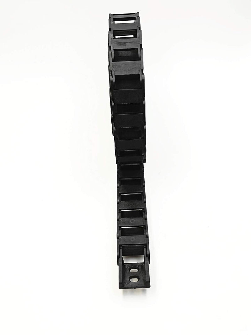 [Australia - AusPower] - R18 10mm x 15mm?inner Hinner W?Black Plastic Cable Wire Carrier Drag Chain 1M Length for CNC (Black-R18, 10X15) Black-R18 