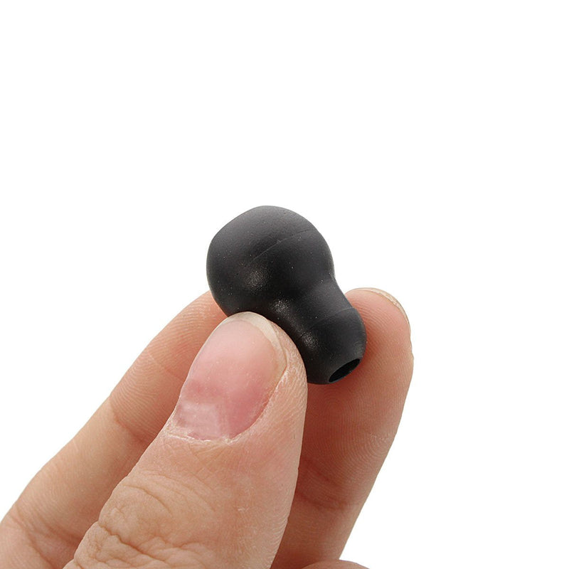 [Australia - AusPower] - 10pcs 2cm Silicone Black Super Soft Earplug Eartips Earpieces For Littmann Stethoscope 