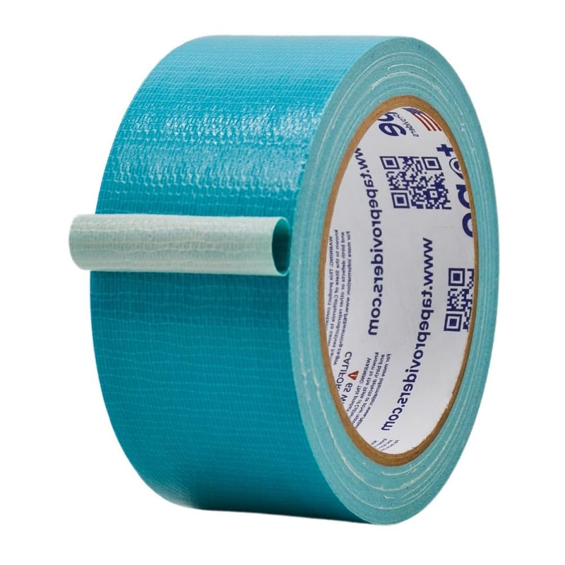 MAT Duct Tape Teal Blue Industrial Grade, 2 inch x 60 ft. Waterproof, UV Resistant for Crafts, Home Improvement, Repairs, & Projects