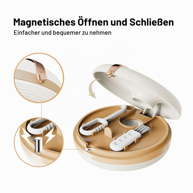 Orthodontic Bracket Case with Ventilation Holes - ABS Protection Waterproof Slim Aligner Box, Night Watcher & Metal Brackets Travel
