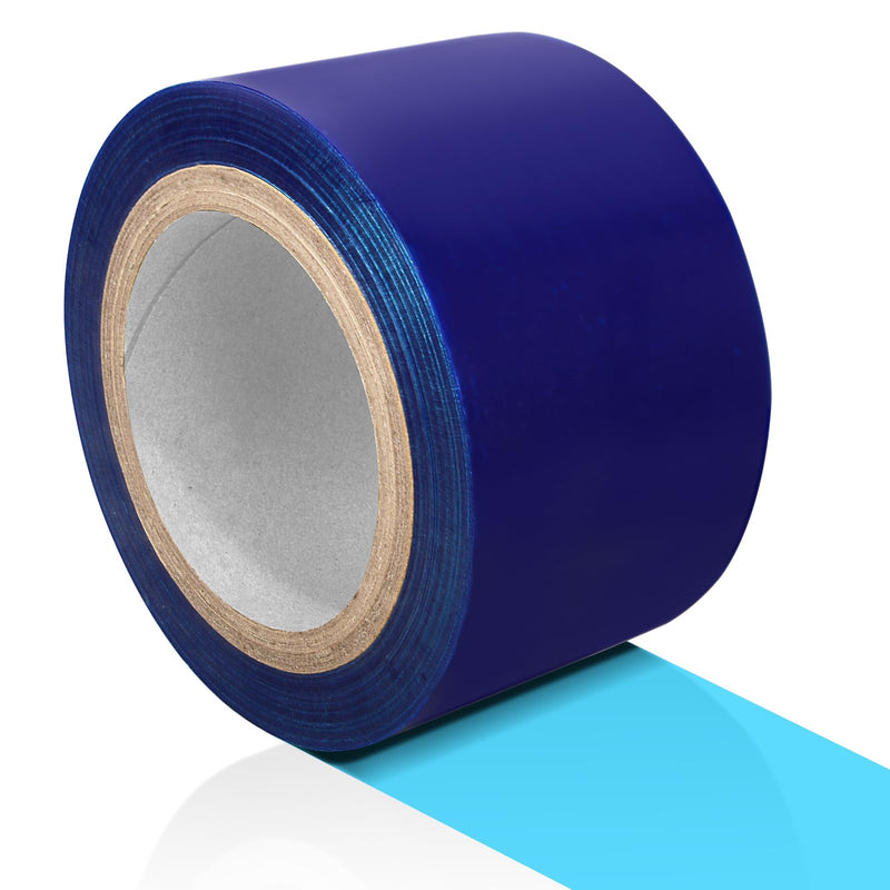 FOVPLUE Self Adhesive Surface Protective Film/Tape – 2.76in x 328ft, Blue Scratch Film Roll Universal for Motorcycle Installations, Painting, Removals, and Transport,Medium-HIGH Adhesion 1 Pack