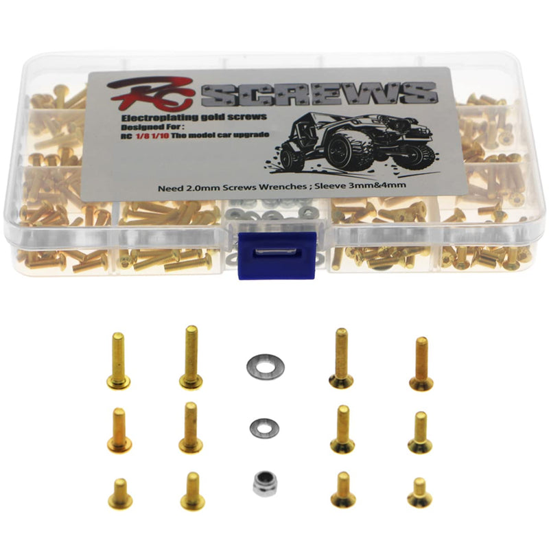[Australia - AusPower] - 330Pcs Universal RC Screw Kit M3 Flat Round Head Screws M3 M4 Flat Washer M3 Hexagon Nut & RC Car Work Stand Repair Workstation 360 Degree Rotation Lift with Screws Tray 