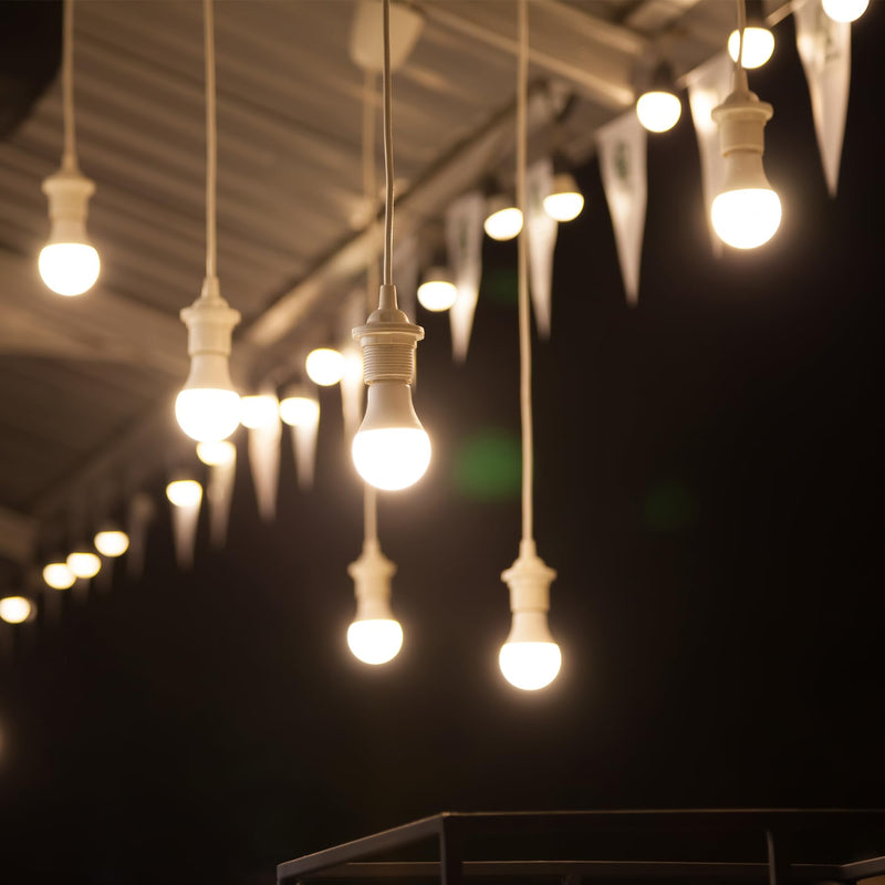 [Australia - AusPower] - Plug in Light Socket - 16Ft Pendant Light Cord Kit E26/E27 Light Socket Hanging Lantern Lamp Cord with On/Off Switch,Socket Rings, 2 Pack, White 16FT-White-2Pack 