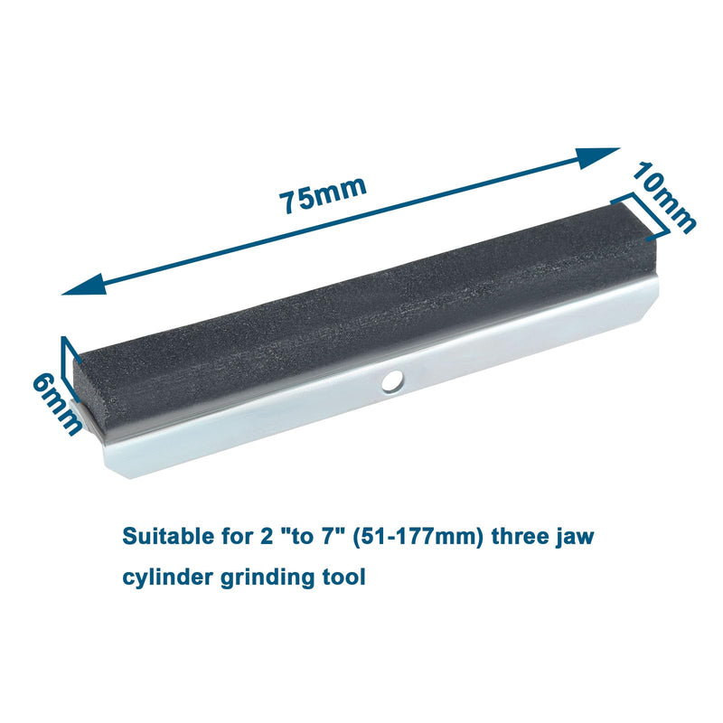 [Australia - AusPower] - 2 Sets Engine Cylinder Hone Stones Replacement 3 Jaw Engine Cylinder Hone Car Engine Cylinder Grinding Brake Hone for Cleaning Polishing 3" 3" 