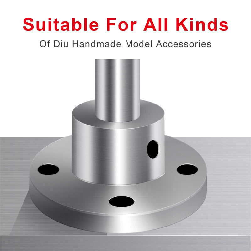 [Australia - AusPower] - 4 PCS 10mm Flange Shaft Coupling, Rigid Flange Coupling Motors Guide Shaft Support Coupler, High Hardness Coupling Connector Flanged Shaft Mount for DIY RC Model Motors 4PC 