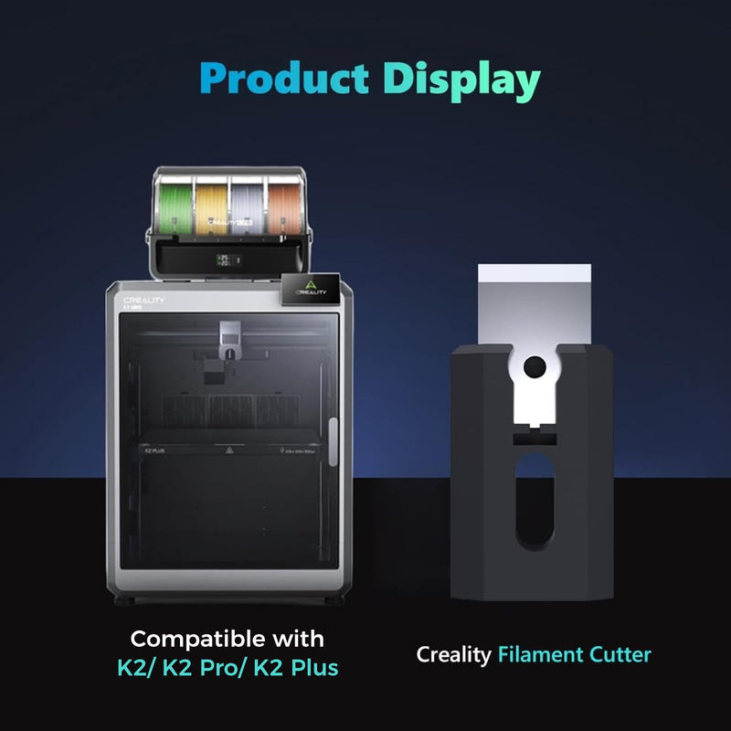 [Australia - AusPower] - Creality K2 Plus Filament Cutter, Original Creality K2/ K2 Pro Combo Filament Cutter Module Accessories, Fast Cut Off Filaments, High Durability and Quick Replacement Parts for 3D Printers (10PCS) 10PCS-K2 Series 
