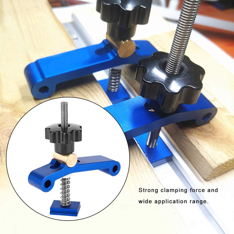 [Australia - AusPower] - T Track Clamp, T-track Hold Down Clamps, Multipurpose T Track Clamp, T Track Clamps for Many Woodworking and Metalworking 