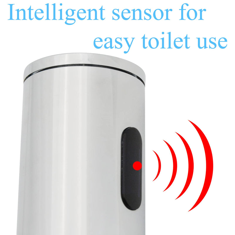 Automatic Touchless Urinal Flush Valve, Motion Sensor Copper, Three Outlet Pipes, Wall Mounted&Adjustable Water Flow, DC 6V, Ideal for Public Restrooms, English Installation Guide