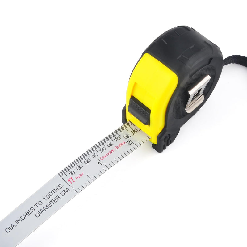 [Australia - AusPower] - WIN TAPE Steel Diameter Tape Measure - Imperial and Metric Pi Diameter Circumference Tape Measure 315in 805cm Use for Measuring Cylindrical Objects 