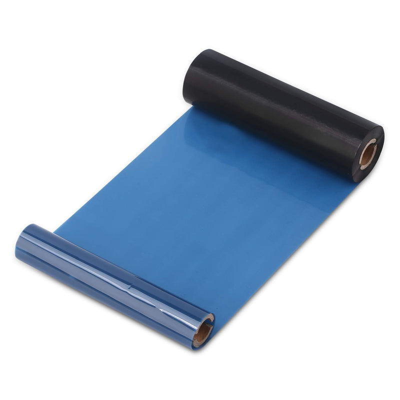 [Australia - AusPower] - 4.33" x 244' Thermal Transfer Ribbon - 1 Roll. Resin Enhanced Wax 1/2 Inch Core Ink Out for Zebra Eltron Datamax Zebra GC420t GK420t GX420t TLP2442 TLP2844 
