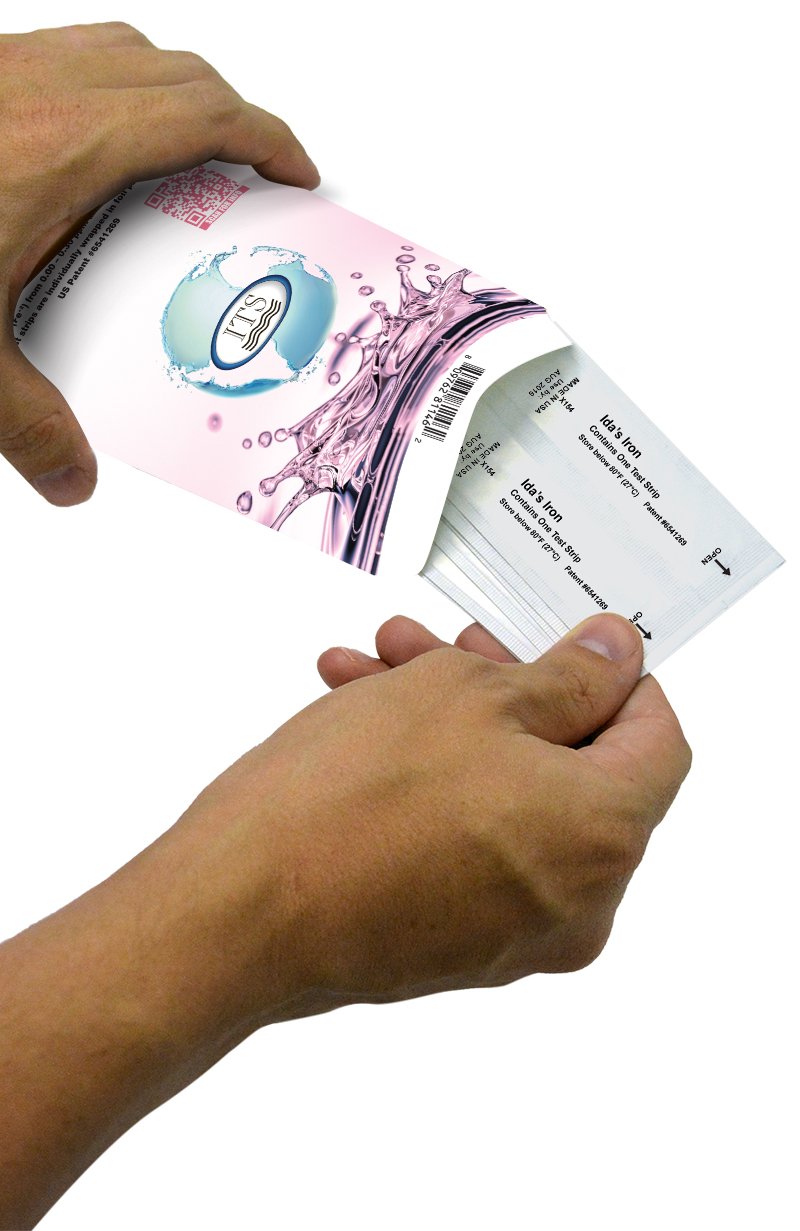 [Australia - AusPower] - Industrial Test Systems 481146 Sensafe Iron (Ida's) Water Test Strips 30 Pack 