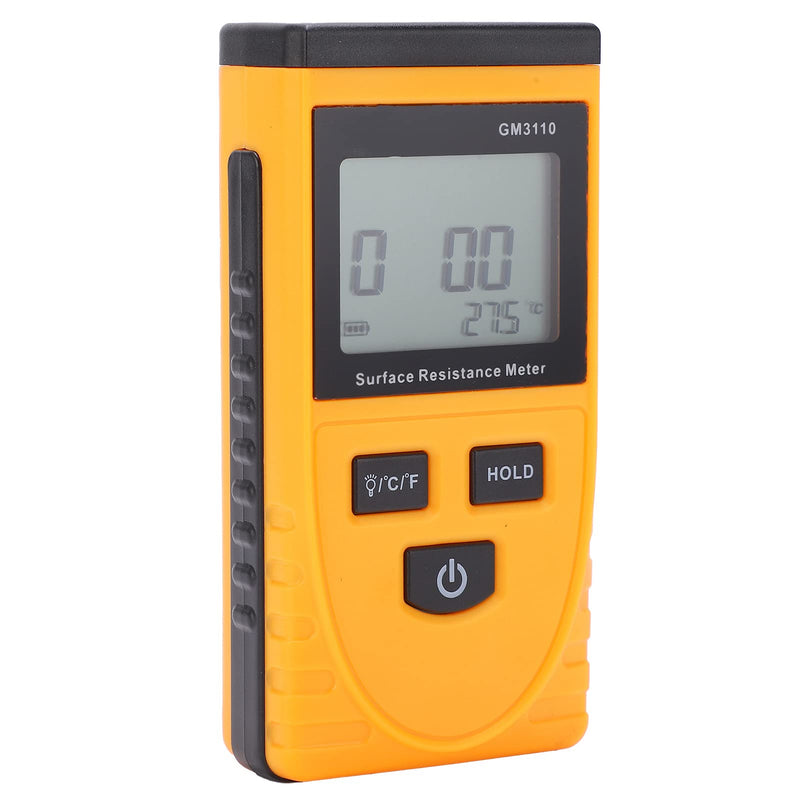 [Australia - AusPower] - Resistance Meter,GM3110 Surface Resistance Meter High Accuracy Digital Display Anti‑Static High‑Definition Backlight Resistance Tester 