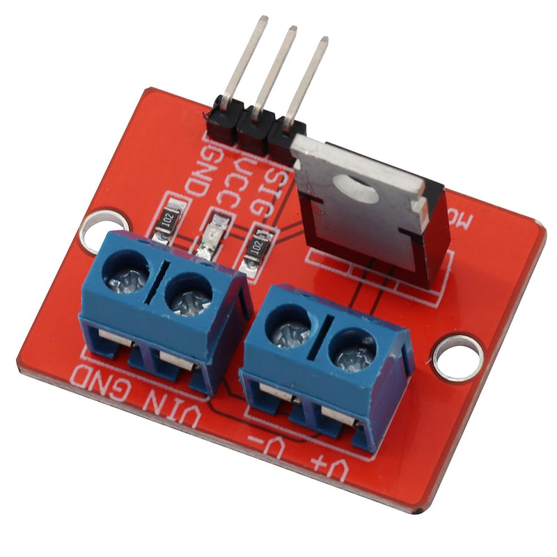 MOSFET Driver Module IRF520 Mos Tube Field Effect Tube Pack of 3 | Single chip drive module PWM output driver board module 0-24V for Arduino MCU ARM