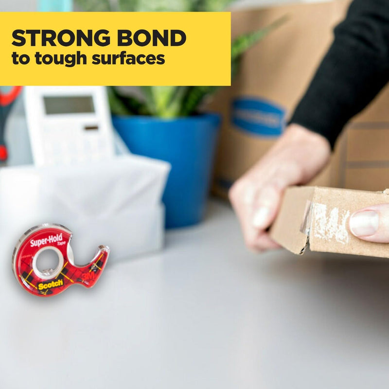 Scotch Shipping Pack, Complete Shipping Tape Dispenser Kit Super Hold Tape, 2 Heavy Duty Packaging Tape Rolls, and a Precision Mini Box Cutter Knife