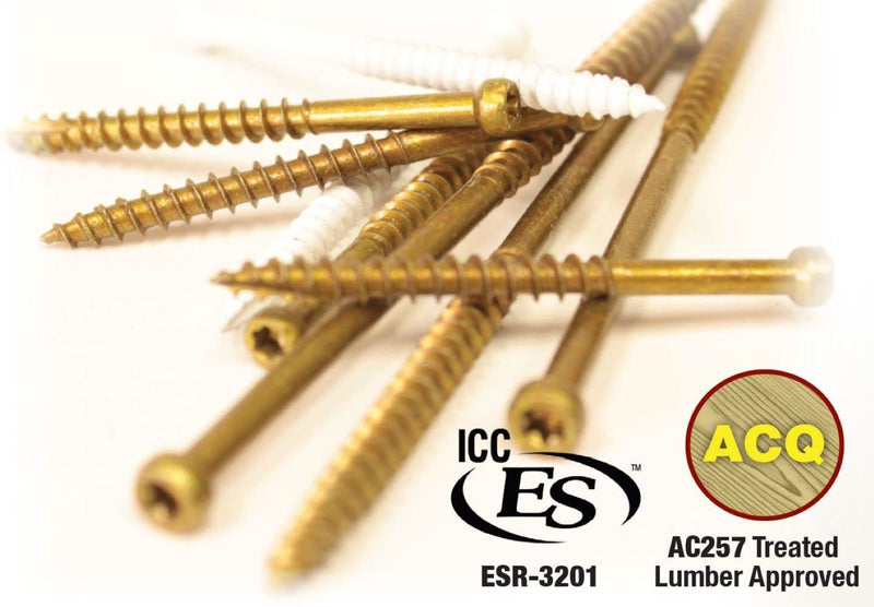 [Australia - AusPower] - GRK FASTENERS 96055 FIN/TRIM #8 x 1-1/4" SCREWS 100CT 