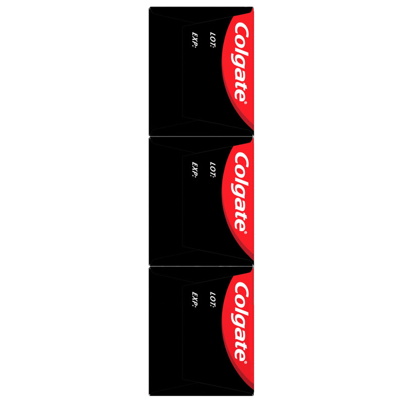 Colgate Optic White with Charcoal Whitening Toothpaste, Cool Mint Flavor, Safely Removes Surface Stains, Enamel-Safe for Daily Use, Teeth Whitening Toothpaste with Fluoride, 3 Pack, 4.2 Oz Tube 0.33 Ounce (Pack of 3)