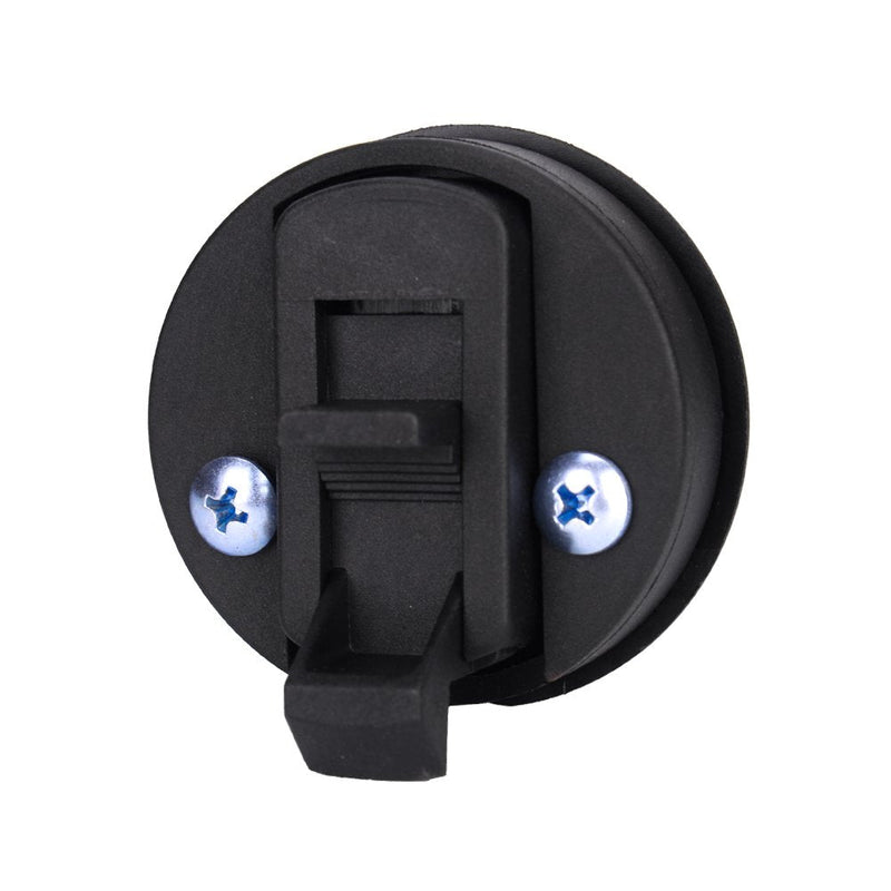 2Pcs Black Plastic Slam Latch Flush Door Pull Latch for Boat Deck Hatch Flush Door Pull Latch