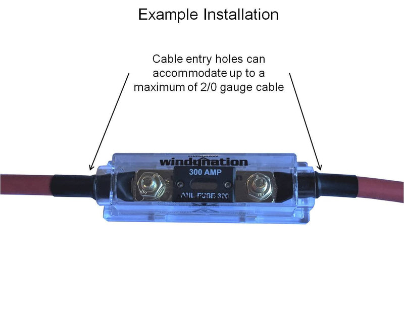 [Australia - AusPower] - WindyNation ANL Fuse Holder + ANL Fuse (2pcs 100A Fuse) 2pcs 100A Fuse 