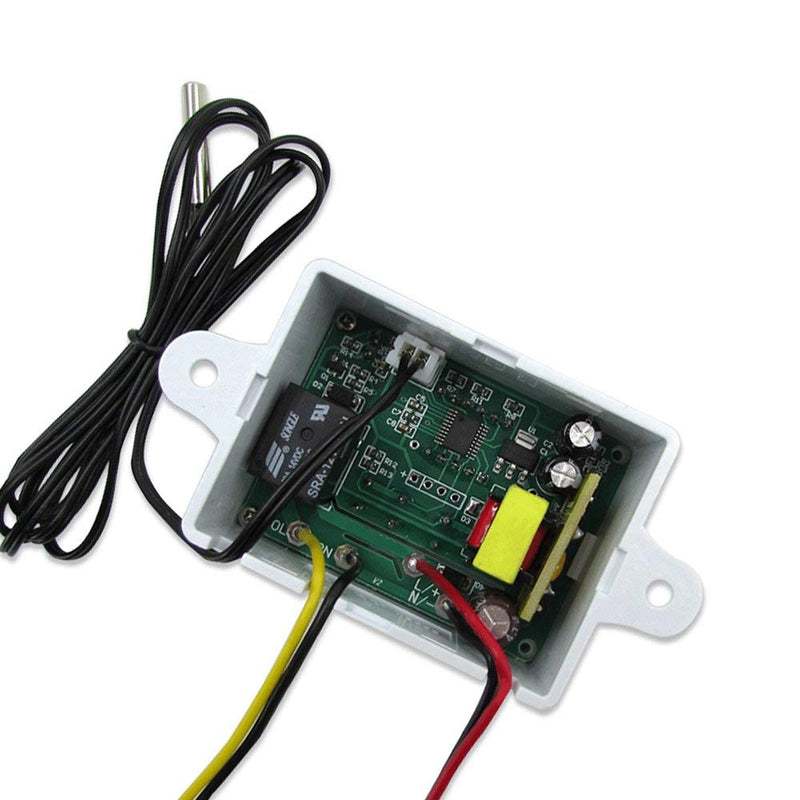 ARCELI Digital LED Temperature Controller Module, XH-W3001 Thermostat Switch with Waterproof Probe, Programmable Heating Cooling Thermostat (12V)