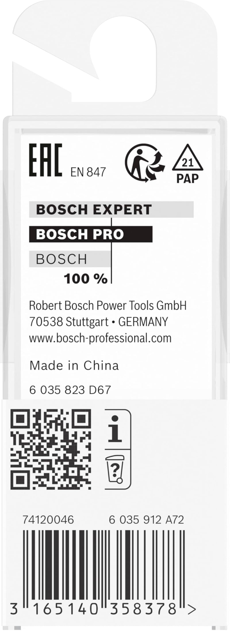 [Australia - AusPower] - Bosch 2608628376 One Flute 8 mm, R1 3 mm, L 8 mm, G 51 mm Ø 3 mm l 8mm 