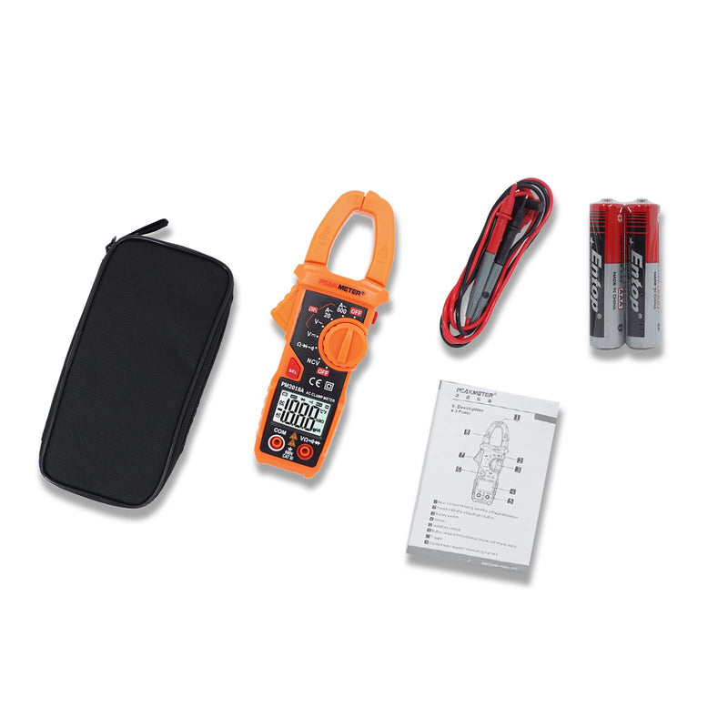 [Australia - AusPower] - Digital Clamp Meter Auto-Ranging Multimeter Amp Voltage Tester Measure AC Current 600 A, AC/DC Voltage, Resistance, NCV, LPF, Diodes, Continuity and Backlight for Electricians 