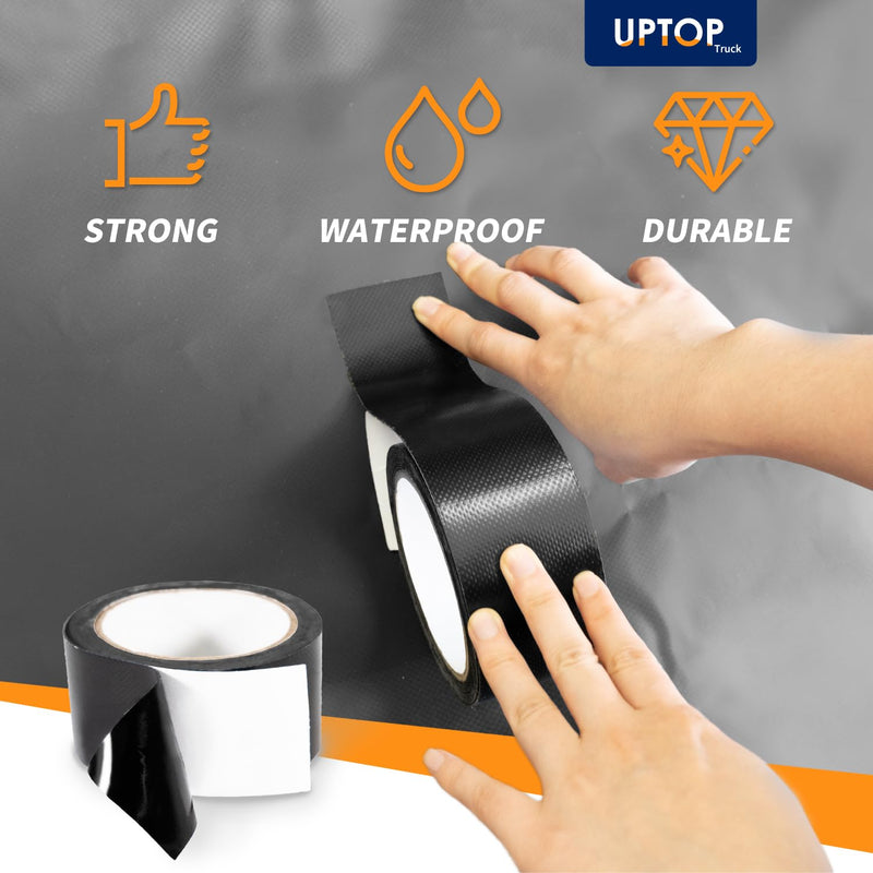 UPTOP Duct Tape 6Inch×20FT Ideal for Camping, RV, Marine Home Repair,Bonds to Metal, Plastic, Wood, Canvas, Vinyl, Nylon, Leather 6Inch × 20FT