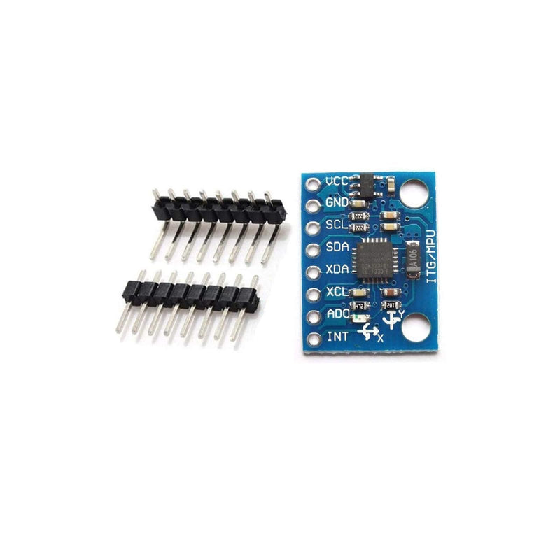 [Australia - AusPower] - 10 Pieces GY-521 MPU-6050 MPU6050 3 Axis Accelerometer Gyroscope Module 6 DOF 6-axis Accelerometer Gyroscope Sensor Module 16 Bit AD Converter Data Output IIC I2C for Arduino 