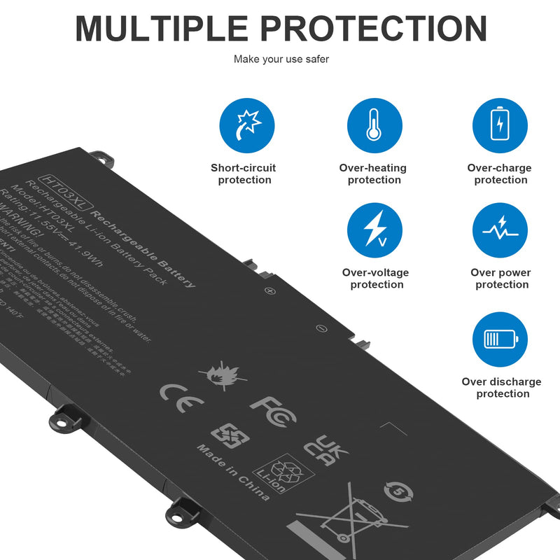 [Australia - AusPower] - TREE.NB HT03XL L11119-855 Laptop Battery Replacement for HP Pavilion 14 15 17 15-CS 15-DA 15-DB 15-DW Series 15-CS0053CL 15-DW0033NR 15-DA0014DX HT03041XL L11421-542 L11421-2C2 HSTNN-UB7J HSTNN-DB8R 