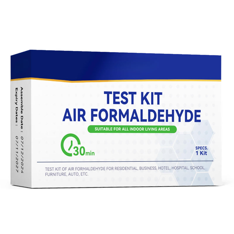 [Australia - AusPower] - Air Formaldehyde (HCHO) DIY Test Kit - Used for Air Quality Testing, Detector Used for Home, Residential, Business, Hotel, Hospital, School, Furniture, Auto (Pack of 1) 