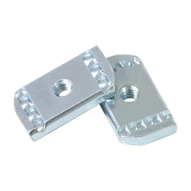 [Australia - AusPower] - 1/2-13 No Spring Nuts, Strut Channel Nuts with Zinc Electroplate Finish, without Spring Nuts for Use with Strut Channel (10 Pack) 1/2-13 Without/No Spring 