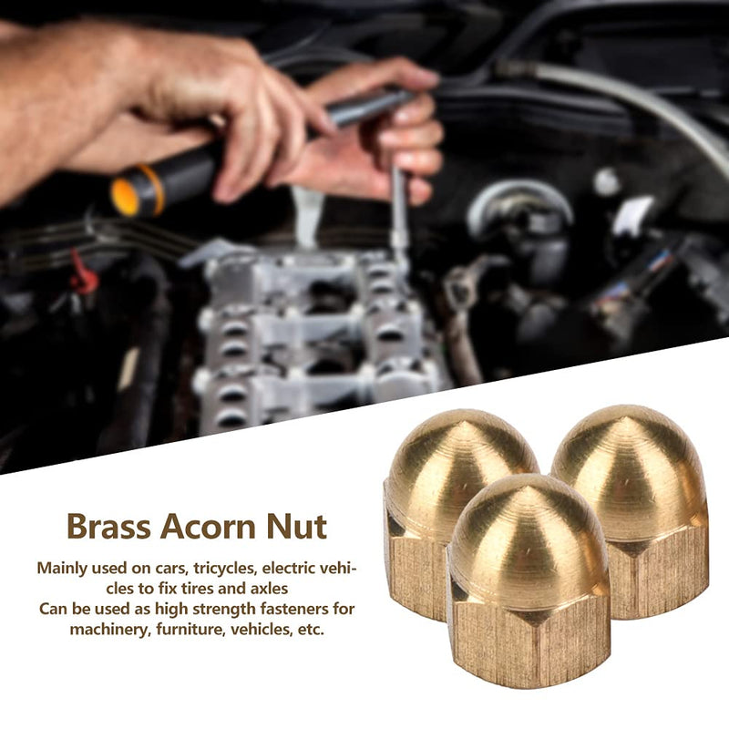 [Australia - AusPower] - Brass Acorn Nut, Dome Cap Nut, Professional Repair Accessories for Furniture Machinery Repair Hardware(M5(20PCS)) M5(20PCS) 