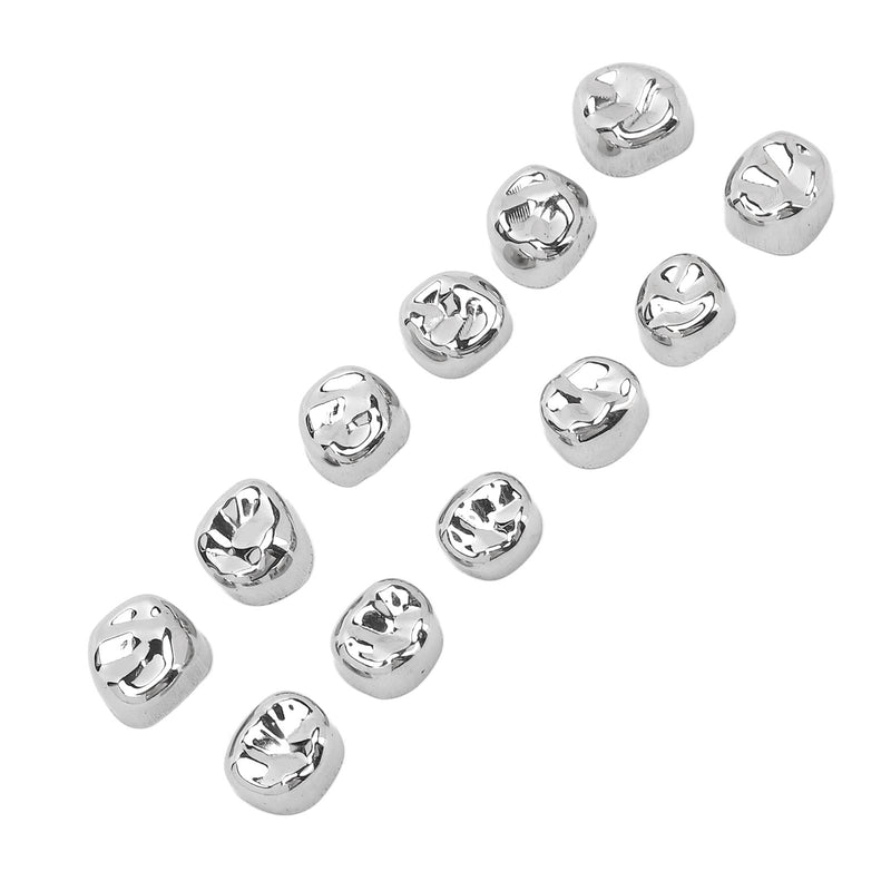 [Australia - AusPower] - Metal Dental Teeth Crown, Reduce Tooth Loss Rustproof Dental Molar Metal Crowns for Hospital 