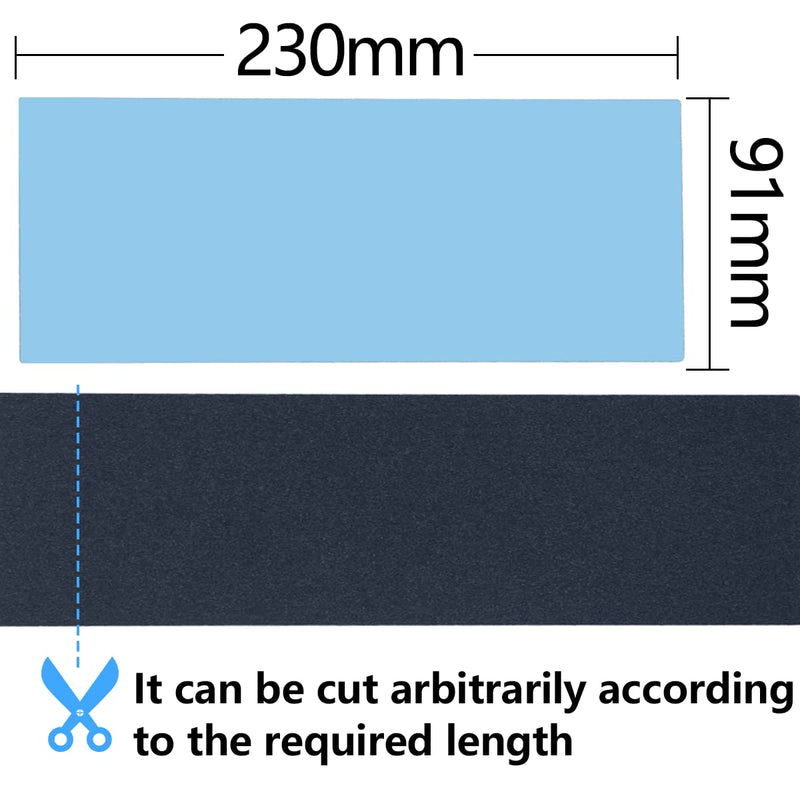 [Australia - AusPower] - FEIHU Sandpaper Set, Grit from 120/180/240/320 to 7000/8000/10000, Waterproof Wet and Dry for Automated Sanding, Epoxy Resin, Wood, Stone, Varnish, Metal, Cars, 9 x 3.6 Inches (51 Pieces) 9×3.6 inch/51 PCS 