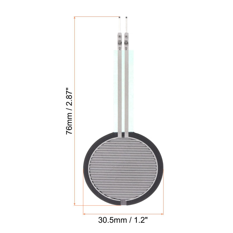 [Australia - AusPower] - MECCANIXITY Thin Film Pressure Sensor, FSR-410B 10g-10kg Force Sensing Resistor Stress Test Sensor Pad for Smart Home, Instruments, 1 Pack 