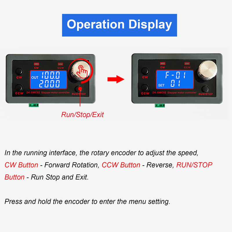 [Australia - AusPower] - Stepper Motor Driver Controller, Forward and Reverse Control Pulse Speed PLC Serial Communication, DC 5~30V/4A Universal for NEMA 17/23 Motor 
