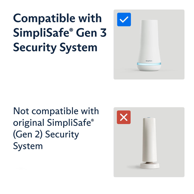 [Australia - AusPower] - SimpliSafe Motion Sensor - Compatible with Gen 3 Home Security System 
