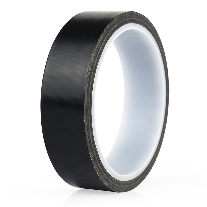 BOMEI PACK Black PTFE Teflonn Glass Cloth Tape, 1 Pack 1 "x 33 ft High Temperature PTFE Tape Abrasion Resistant Surface Protection for Vacuum Sealer Machine, Hand Impulse Sealers Insulation Coated 1inch x 33ft