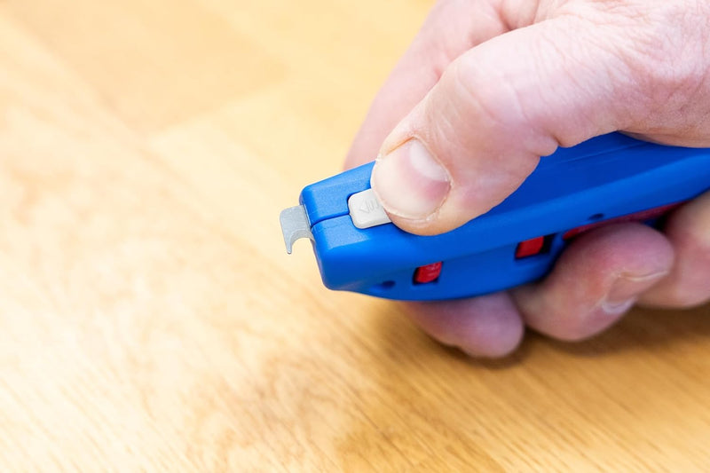 WEICON Cable Stripper No. S 4-28 Multi | Integrated Stripping Function | High Safety | Adjustable Cutting Depth | for Round Cables | Working Range 4-28 mm Ø (No. S 4-28 Spiral) No. S 4-28 Spiral