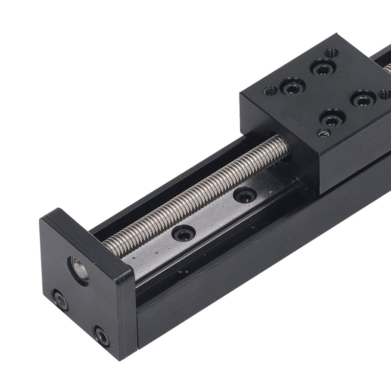 flexman 100mm Stroke Linear Slide Table, High Accuracy Ballscrew Sliding Motion Stage Matched with 28X30 Linear Motor, Linear Guide Rail for 3D Printing (T6x2) T6x2