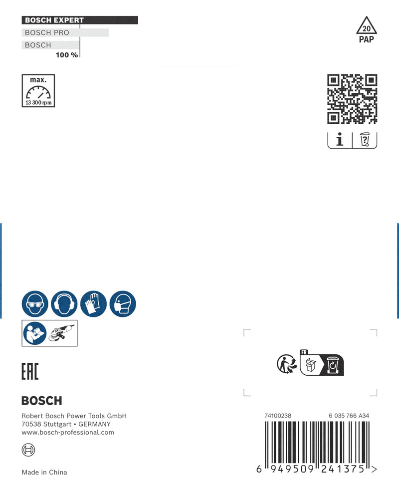 Bosch 1 x Expert Multi Material Carbide Cup Disc Coarse (for Paint on Wood, Diameter 115 mm, Coarse, Professional Accessories Small Angle Grinder)