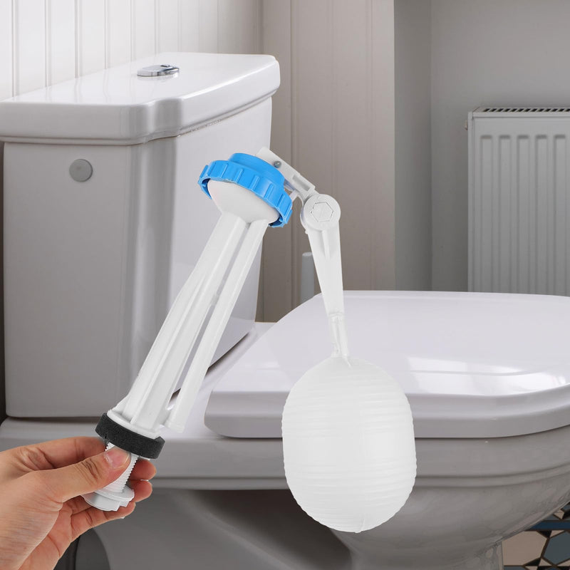 DOITOOL Universal Toilet Fill Valve Replacement Kit - Durable Float Water Inlet Valve for Toilet Tank Repair and Bathroom Accessories 9.84X3.54X2.55In