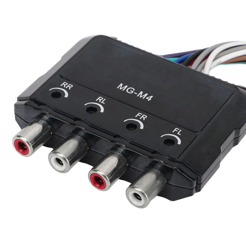 [Australia - AusPower] - High to Low Audio Converter 4 Channel Line Frequency Adapter for Amplifier Compatibility 